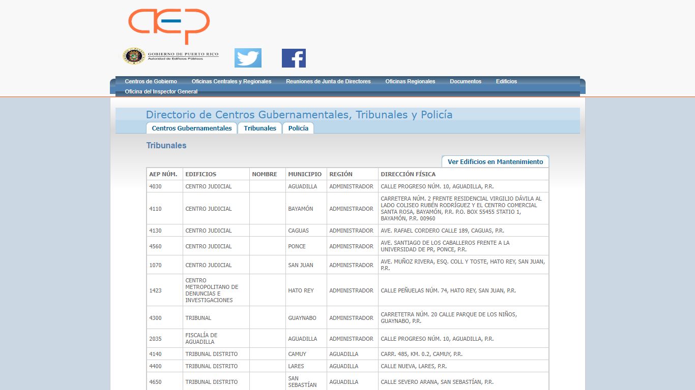 Tribunales - :: Listado de Propiedades Disponibles